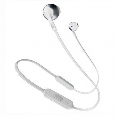 Auriculares Inalámbricos Intrauditivos JBL Tune 205BT/ con Micrófono/ Bluetooth/ Plateados