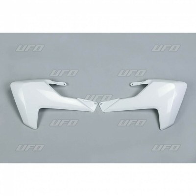 Plásticos laterales de radiador UFO blanco Husqvarna TC85 HU03384#041