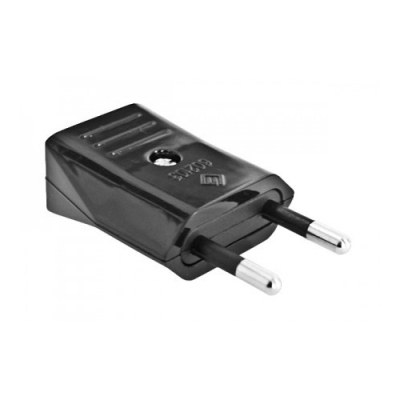 Clavija Red Electrica Macho 4mm 10A/250V color NEGRA K16007