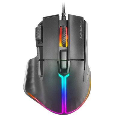 Ratón Gaming Mars Gaming MM-XT/ Hasta 12800 DPI