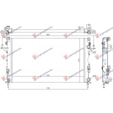 RADIATOR ALL MODELS PETROL/DIESEL +/-AC -2007 (690x420) (NRF)