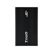 Caja externa tooq tqe - 2524b 2.5pulgadas 9.5mm sata usb 3.0 negro