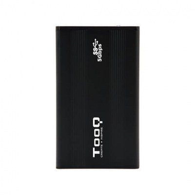 Caja externa tooq tqe - 2524b 2.5pulgadas 9.5mm sata usb 3.0 negro