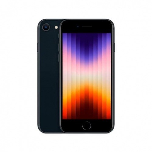Telefono movil smartphone apple iphone se 2022 128gb midnight sin cargador - sin auriculares - a15 bionic - 12mpx - 4.7pulgadas