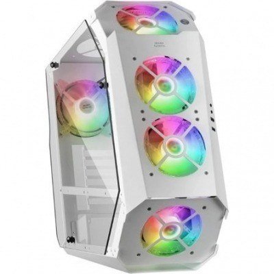 Caja Gaming Semitorre Mars Gaming MC51/ Blanca