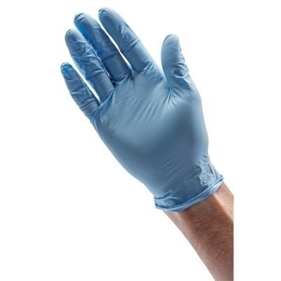 Guantes de protección en nitrilo DRAPER azul 100uds 63758