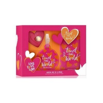 Agatha Ruiz De La Prada Love Love Love Eau De Toilette Spray 50ml Set 3 Piezas 2018