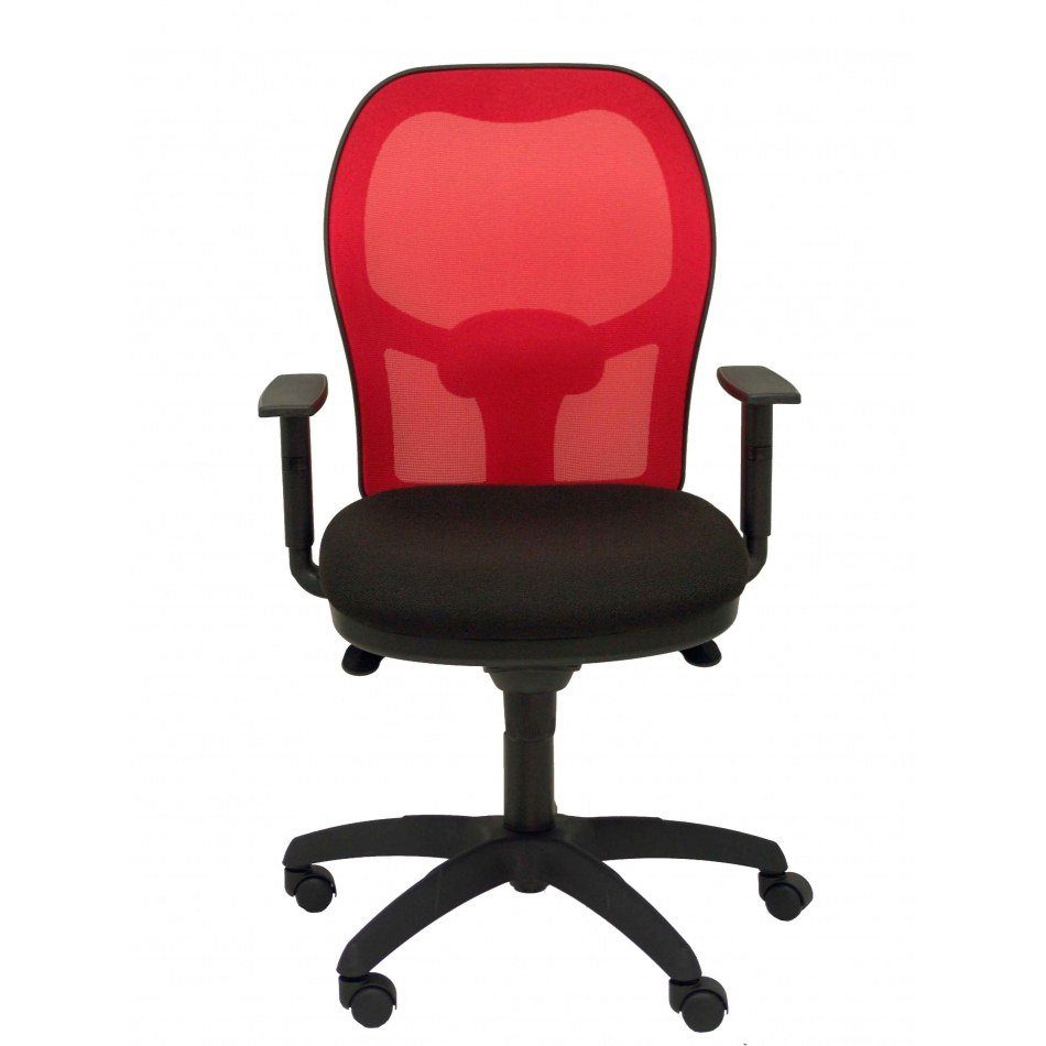 Silla Jorquera malla roja asiento bali negro