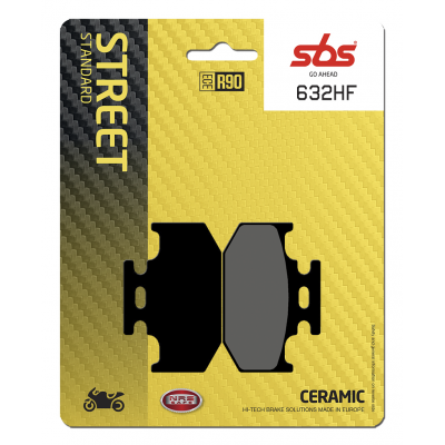 HF Street Ceramic Organic Brake Pads SBS 632HF