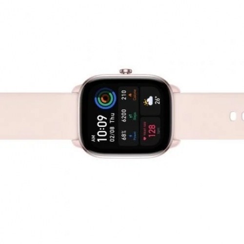 Amazfit GTS 4 Mini Reloj Smartwatch - Pantalla Amoled 1.65 - Caja de Aluminio - Bluetooth 5.2 - Resistencia al Agua 5 ATM - Color Rosa