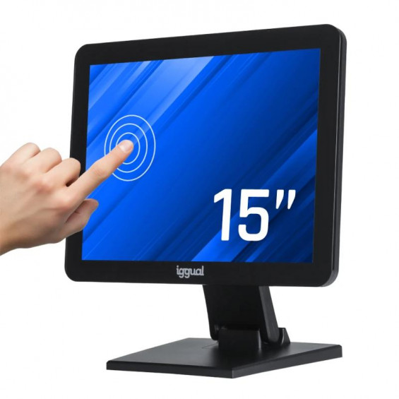 Monitor táctil capacitivo iggual MTL15X, 15 pulgadas, XGA, 75 Hz, HDMI, VGA - imagen 2