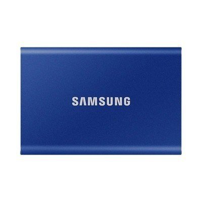 Disco duro externo ssd samsung t7 mu - pc1t0h - ww 1tb usb 3.2 azul