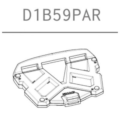 Parrilla Universal SHAD - SH48/SH49/SH50/SH58X/SH59X D1B59PAR