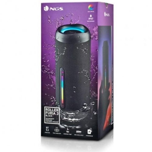 Altavoz con Bluetooth NGS Roller Furia 3/ 60W/ 2.0/ Negro