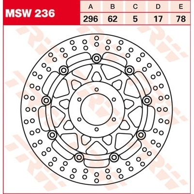 Discos de freno TRW MSW236