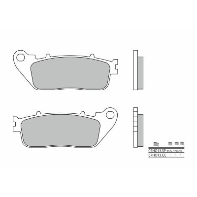 Pastillas de freno sinterizadas Brembo 07HO13SP 07HO13SP