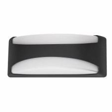Aplique Exterior Daikon 1xe27 Negro Ip65 Policarbonato 13,2x32x13 Cm