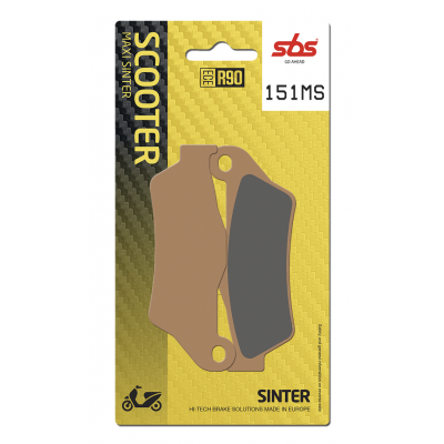 MS Scooter Maxi Sintered Brake Pads SBS 151MS