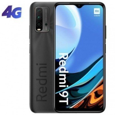 Smartphone Xiaomi Redmi 9T NFC 4GB/ 128GB/ 6.53/ Gris Carbono
