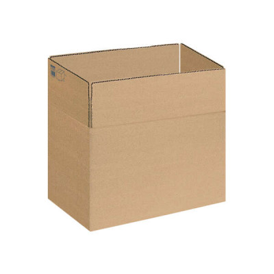 Pack de 10 cajas de embalaje de 4 solapas - 400x290x220mm - Cartón canal 3mm - Resistente y duradero