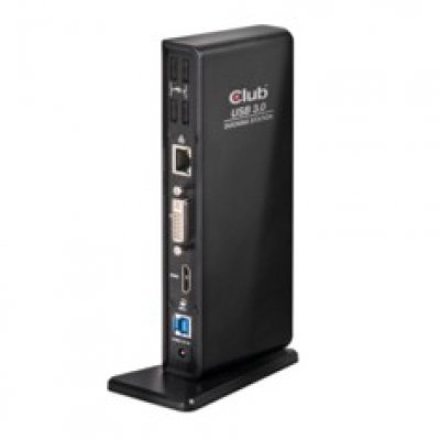 Base de conexión club 3d sense vision usb 3.0 a hdmi club 3d display docking station