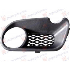 FRONT BUMPER GRILLE BLACK (W/FOG LAMP HOLE) -2007