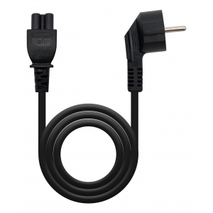 Nanocable - CABLE ALIM. TREBOL, CEE7 ACODADO/M-C5/H, 1.5 M
