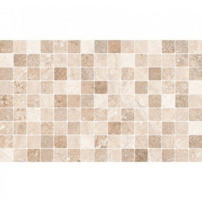 AZULEJO PASTA ROJA 33 X 55 CM ELEGANCE MOSAICO CREMA