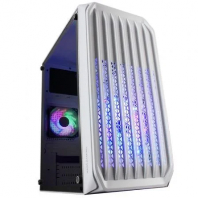 Caja Gaming Minitorre Mars Gaming MC-S2/ Blanco