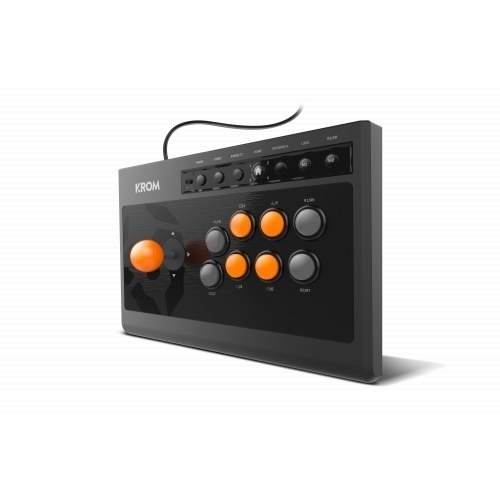 Krom Kumite Panel de mandos tipo máquina recreativa PlayStation 4,Playstation,Playstation 3,Xbox One Analógico/Digital USB Negro