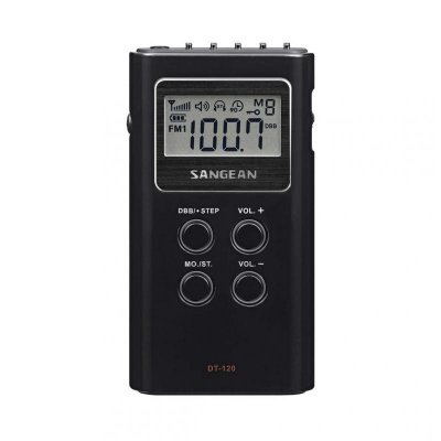 DT-120B radio Portátil Digital Negro