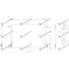 CONDENSER A/C 3.0 PETROL - 4.0 PETROL-HYBRD (676x434) (NRF)