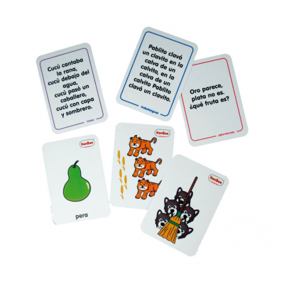 TARJETAS ADIVINANZAS RIMAS TRABALENGUAS HENBEA 999