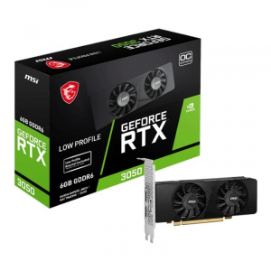 Tarjeta gráfica Msi VGA NVIDIA RTX 3050 LP 6G OC