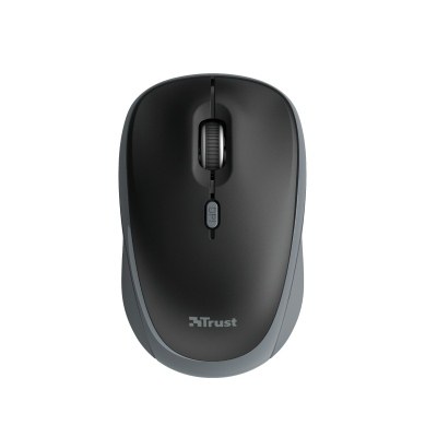 Trust Yvi Raton Inalambrico Recargable USB 1600dpi - 3 Botones - Uso Ambidiestro - Color Negro