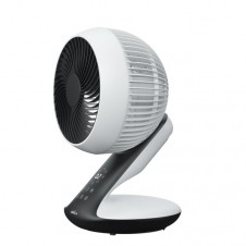 Ventilador Dc Sobremesa Miera Blanco/negro 20w 8vel Oscilacion 3d.remoto,temporizador 40,5x25,4x23,3cm