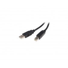 StarTech.com Cable USB de 5m para Impresora - USB A Macho a USB B Macho - Adaptador Negro