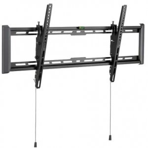 Soporte TV fijo inclinable de pared Aisens WT90T-237, 43-90 pulgadas, hasta 75 kg, VESA hasta 800x400 mm, incl. -10°/+4°, nivelación ±1°, negro