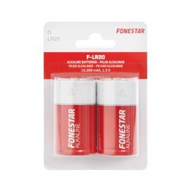 Pilas alcalinas D-LR20 de 1'5 V Fonestar F-LR20