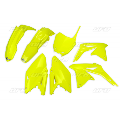 Kit plástica completo UFO Suzuki amarillo fluor SUKIT417DFLU SUKIT417DFLU