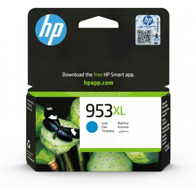 HP Cartucho de tinta Original 953XL de alto rendimiento cian