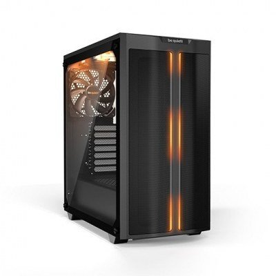 Caja ordenador gaming atx be quiet! pure base 500dx black tira led argb frontal - cristal templado - 3x ventiladores 140mm