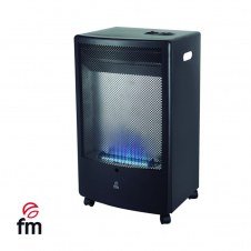 ESTUFA FM BLAUE-38 LLAMA AZUL 3800W NEGRA