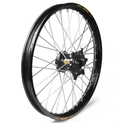 Rueda completa Haan Wheels aro negro 19-1,40 buje negro 1 33014/3/3 1 33014/3/3