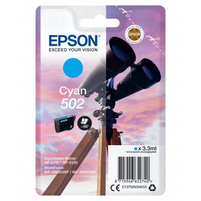 Cartucho de Tinta Original Epson nº502/ Cian