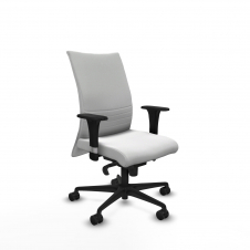 Piqueras y Crespo Albacete confidente sincro bali blanco brazos 1D base nailon ruedas 65 mm nailon