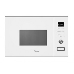 Microondas integrable Midea MBMTG820HWH 20 litros, 800W, 8 menús automáticos, Control Touch, 1000W Grill, blanco