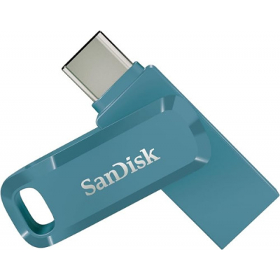 SanDisk Ultra Dual Drive Go USB 128GB unidad flash USB USB Type-A / USB Type-C 3.2 Gen 1 (3.1 Gen 1) Azul