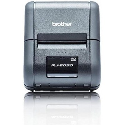 Brother RJ-2050 Impresora Termica Portatil de Tickets WiFi USB Bluetooth MFI - Resolucion 203ppp - Velocidad 152mms - Color Gris