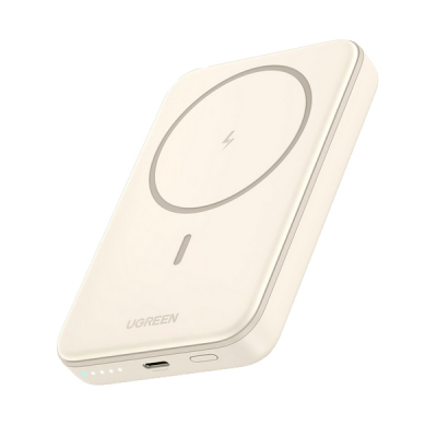 25208 batería externa 10000 mAh Cargador inalámbrico Beige